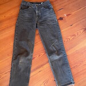 Levi Vintage Orange Tab Jeans size 24/25